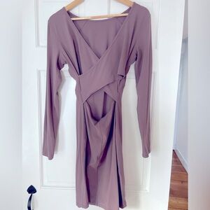 Lululemon mauve cross back dress